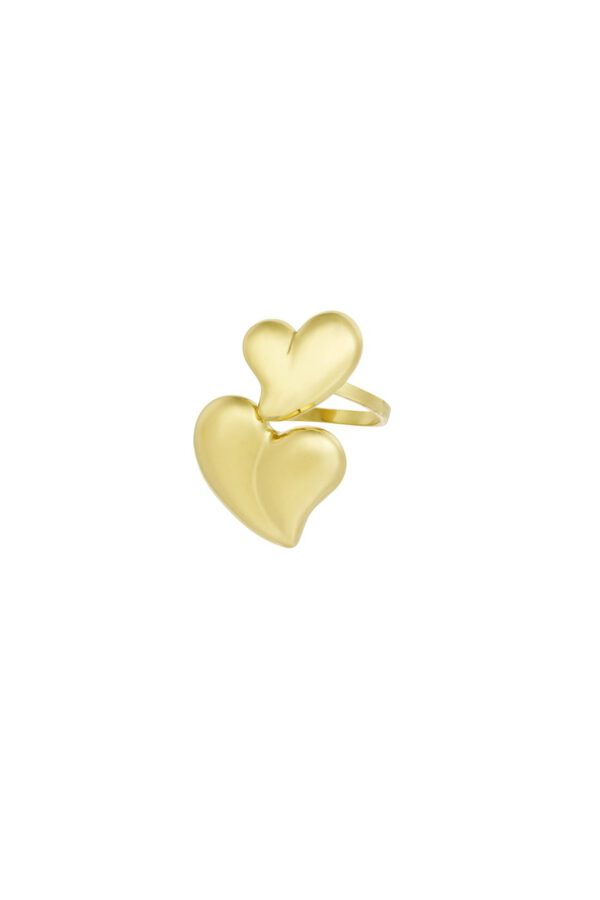 "Double Love'' Ring