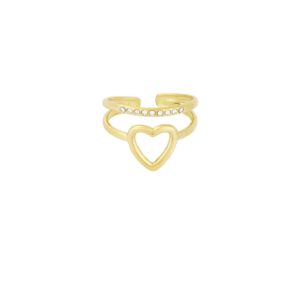 'Hearts & Sparkle' Ring